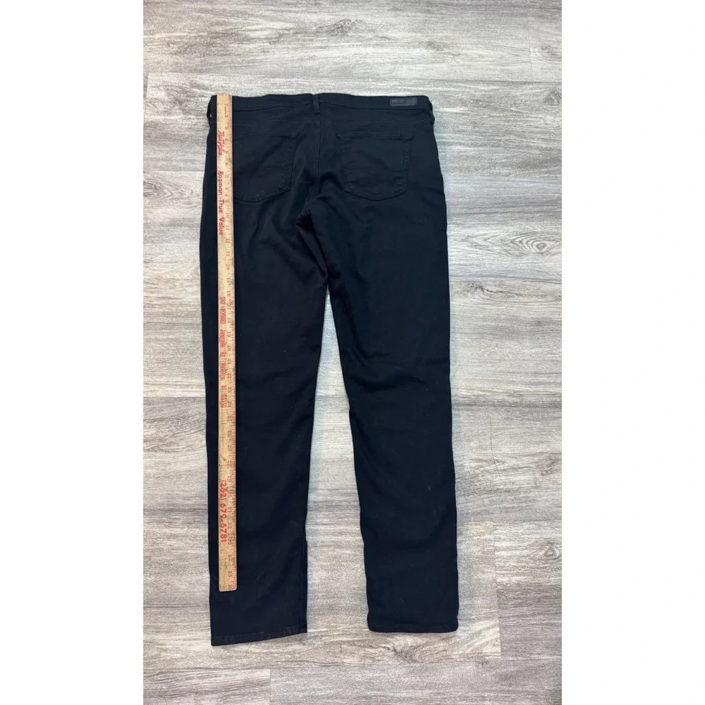 AG Adriano Goldschmied The Stilt Cigarette Leg Black‎ Jeans Womens Size 32R